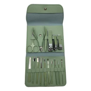 SET DE MANICURA ESTUCHE METALICO 16 PZAS