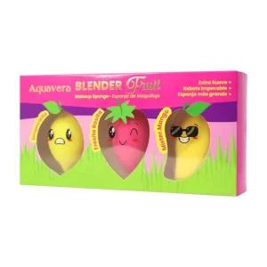 AQUAVERA  TRIO DE ESPONJAS FRUTAS