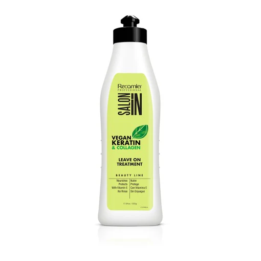 SALON IN VEGAN KERATIN & COLLAGEN LEAVE ON TREATMENT 500ML