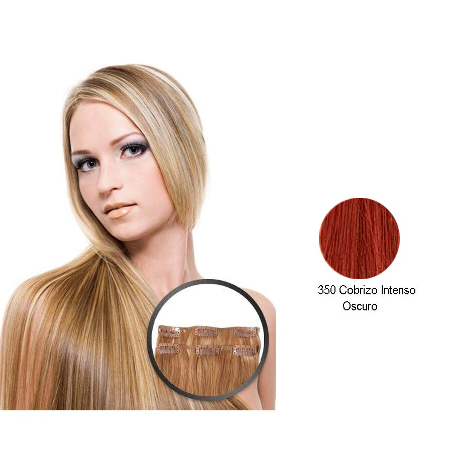 Extensión Tejida Lisa Clip 100% Natural Nº 350