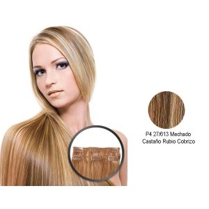 Extensión Tejida Lisa Clip 100% Natural Nº P4/27/613