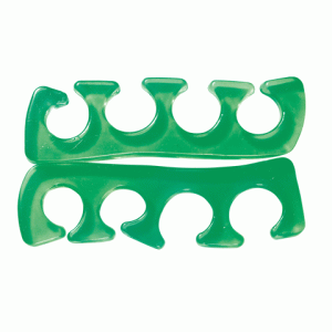 Separadedos Pies de Silicona “Verde”